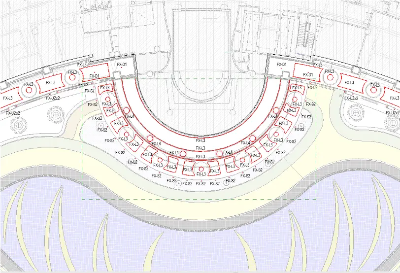 Lighting design plan drawing