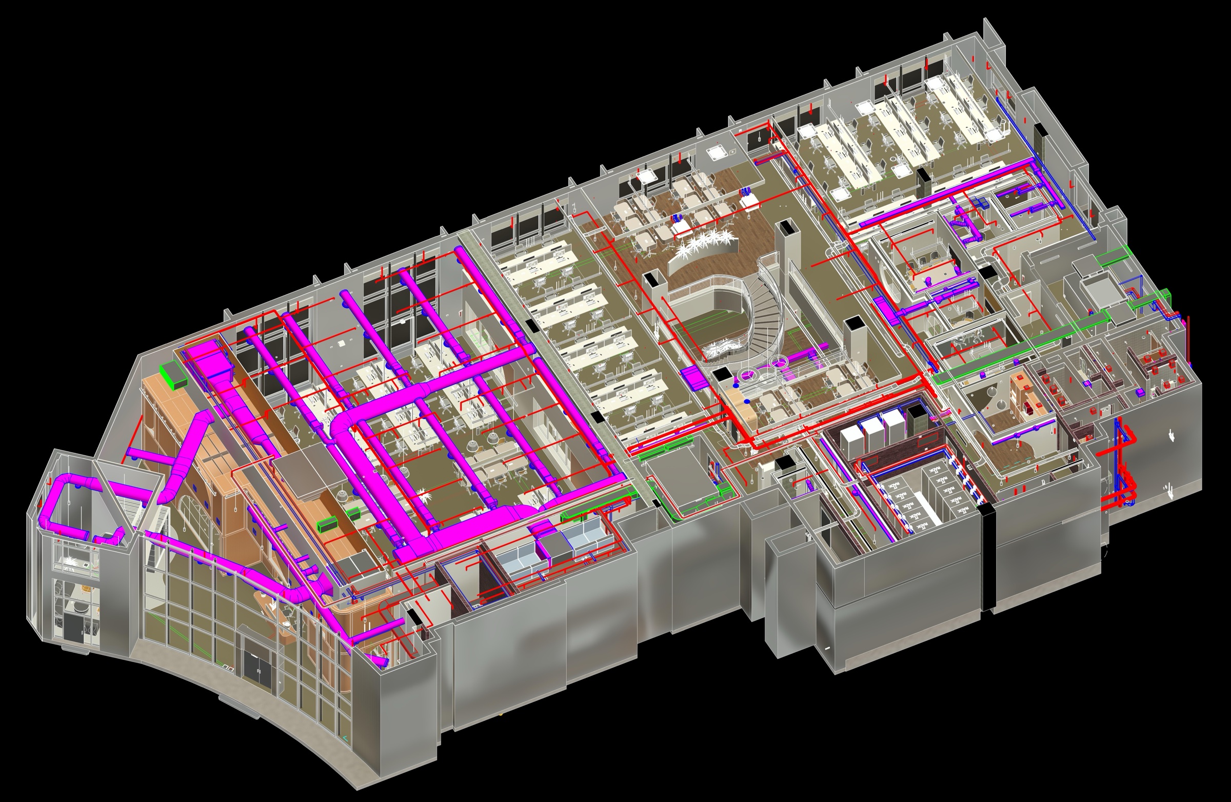 Commercial BIM project visualization